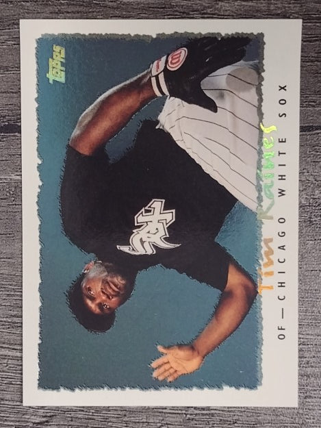 1995 Topps Cyberstats #54 Tim Raines