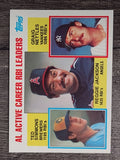 1984 Topps #713 Reggie Jackson/Ted Simmons/Greg Nettles LL