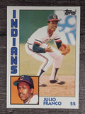 1984 Topps #48 Julio Franco