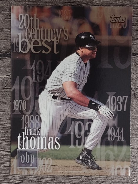 2000 Topps #470 Frank Thomas 20CB