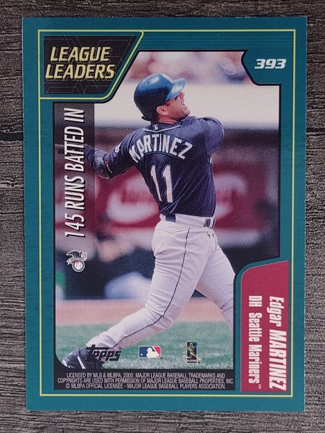 2001 Topps #393 Todd Helton/Edgar Martinez LL