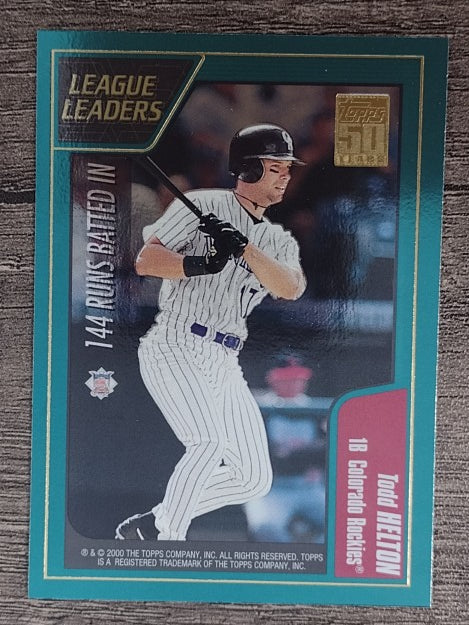 2001 Topps #393 Todd Helton/Edgar Martinez LL