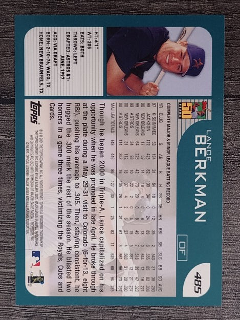 2001 Topps #485 Lance Berkman