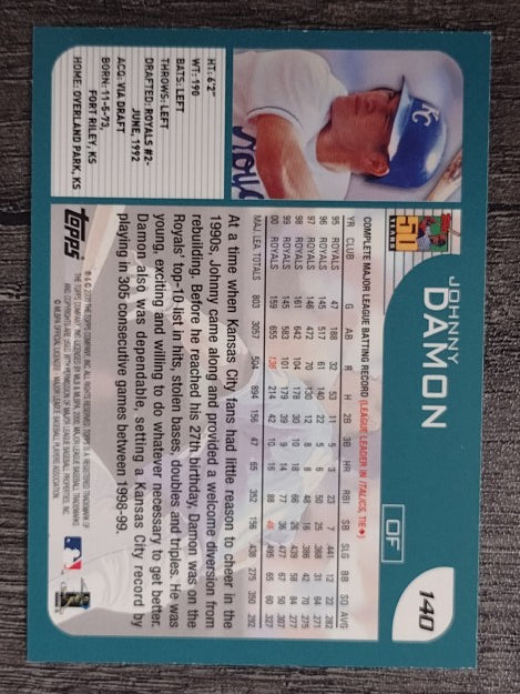 2001 Topps #140 Johnny Damon