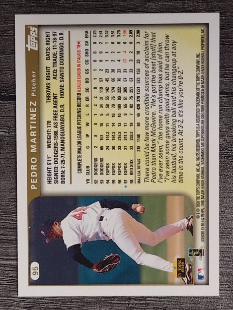 1999 Topps #95 Pedro Martinez