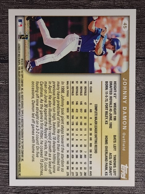 1999 Topps #45 Johnny Damon