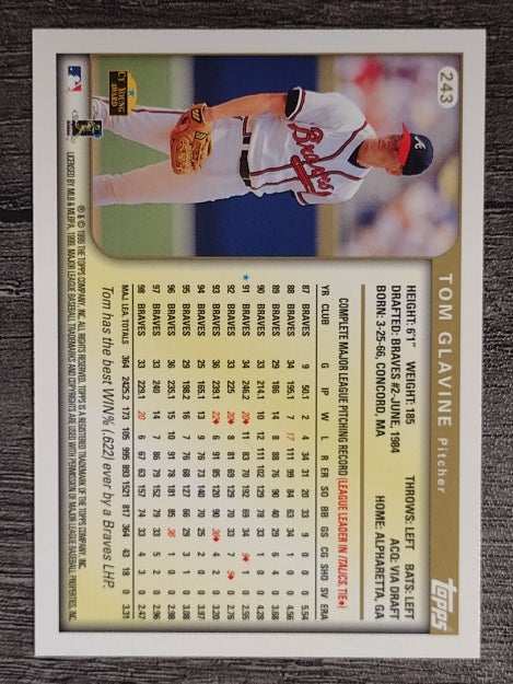 1999 Topps #243 Tom Glavine