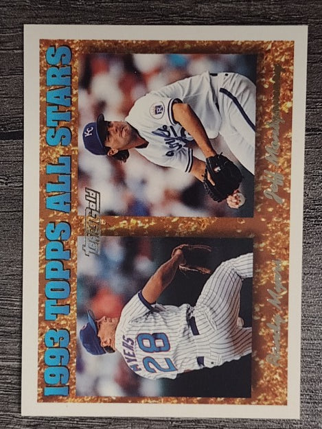 1994 Topps Gold #394 Jeff Montgomery AS/Randy Myers AS