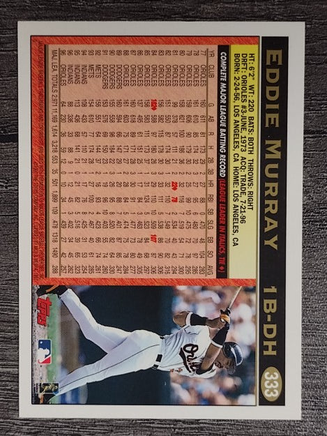 1997 Topps #333 Eddie Murray