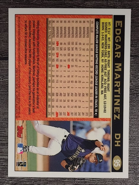 1997 Topps #95 Edgar Martinez