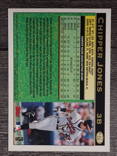 1997 Topps #277 Chipper Jones