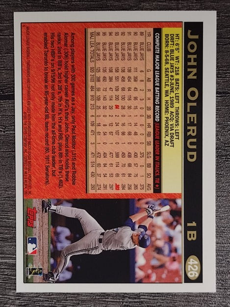 1997 Topps #426 John Olerud