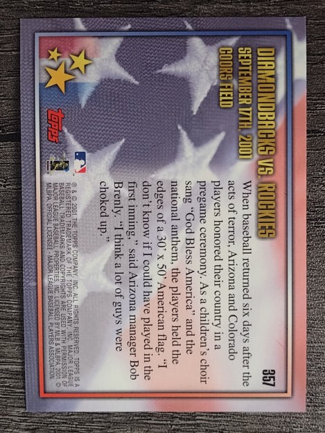 2002 Topps #357 Diamondbacks-Astros UWS