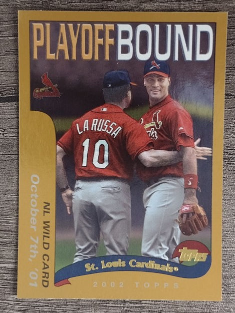 2002 Topps #355 St. Louis Cardinals PB