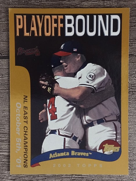 2002 Topps #354 Atlanta Braves PB