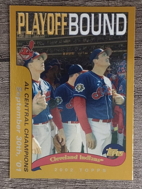 2002 Topps #352 Cleveland Indians PB