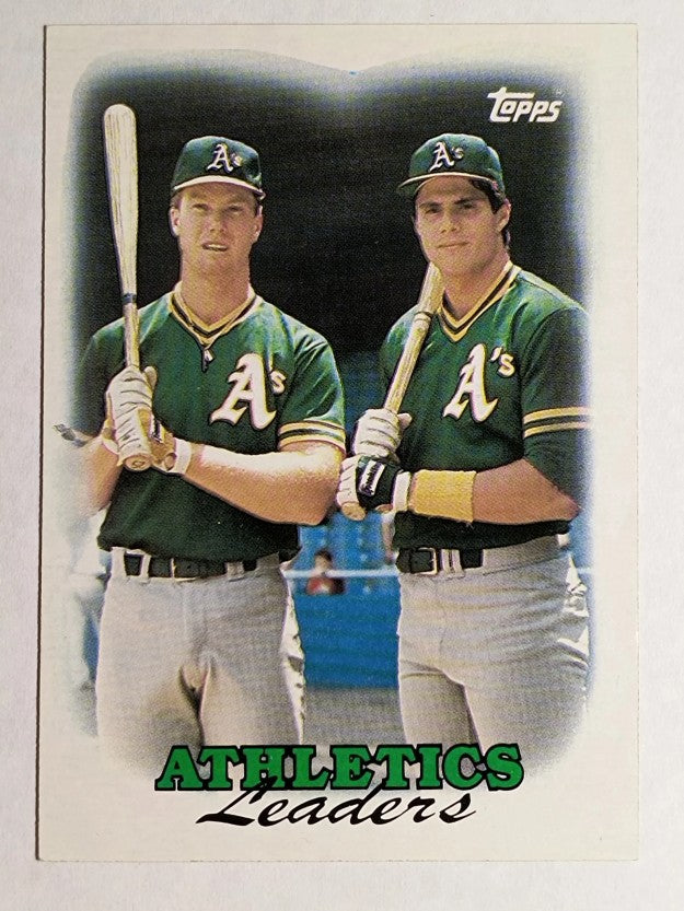 1988 Topps #759 Mark McGwire/Jose Canseco TL
