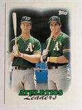 1988 Topps #759 Mark McGwire/Jose Canseco TL