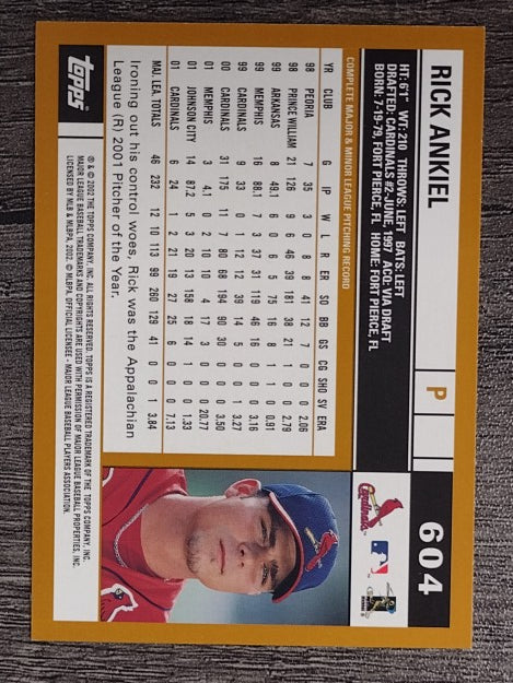 2002 Topps #604 Rick Ankiel