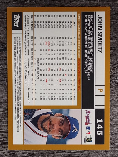 2002 Topps #145 John Smoltz