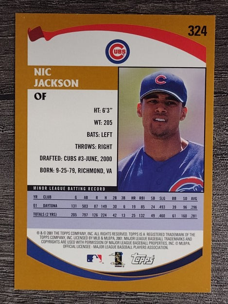 2002 Topps #324 Nic Jackson PROS RC