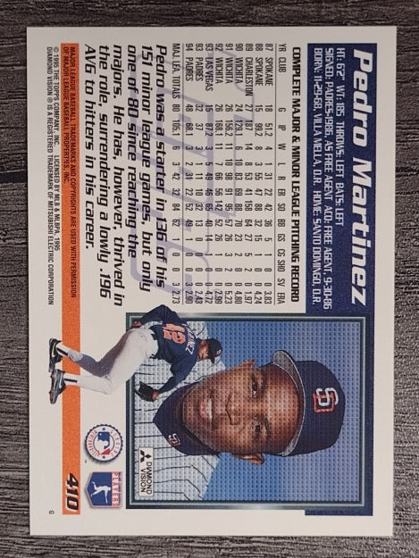 1995 Topps #410 Pedro A.Martinez