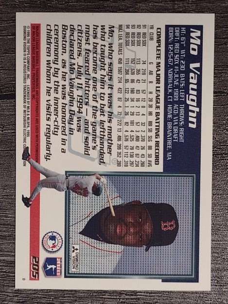 1995 Topps #205 Mo Vaughn