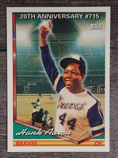 1994 Topps #715 Hank Aaron 715 HR