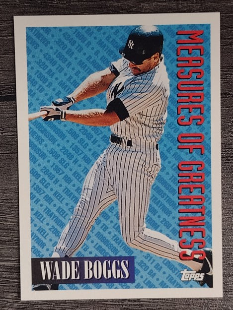 1994 Topps #603 Wade Boggs MOG