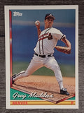 1994 Topps #499 Greg Maddux