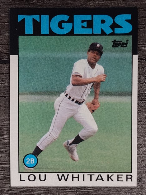 1986 Topps #20 Lou Whitaker