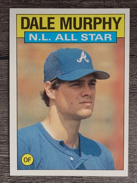 1986 Topps #705 Dale Murphy AS