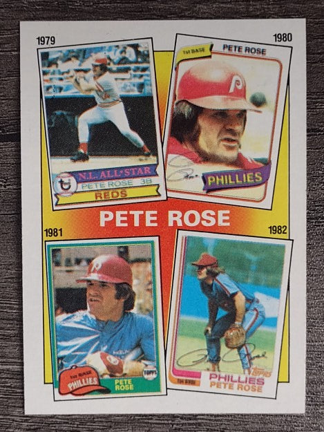 1986 Topps #6 Pete Rose Special: '79-'82