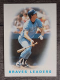1986 Topps #456 Braves Leaders/Dale Murphy