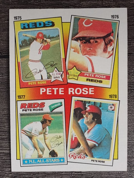 1986 Topps #5 Pete Rose Special: '75-'78