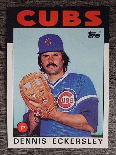 1986 Topps #538 Dennis Eckersley