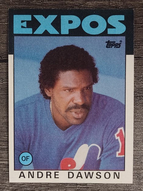 1986 Topps #760 Andre Dawson