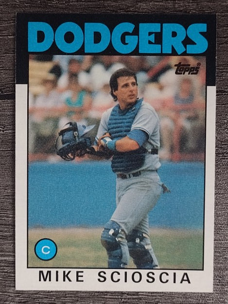 1986 Topps #468 Mike Scioscia