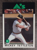 1986 Topps #457 Mickey Tettleton RC