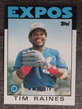 1986 Topps #280 Tim Raines