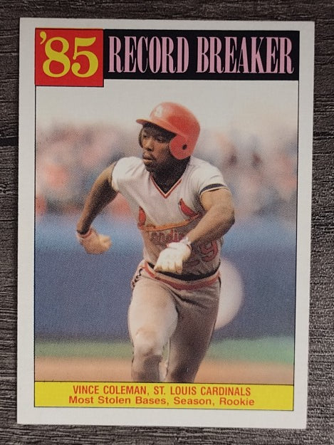1986 Topps #201 Vince Coleman RB