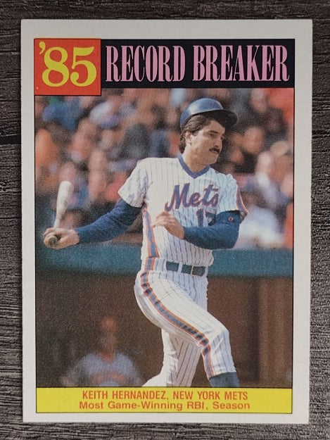 1986 Topps #203 Keith Hernandez RB
