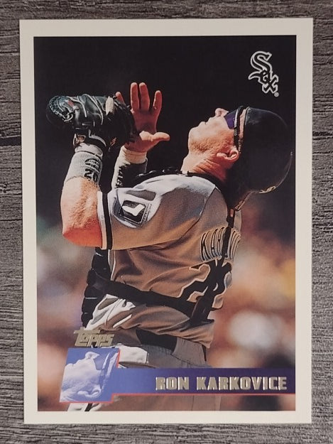 1996 Topps #52 Ron Karkovice