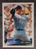1996 Topps #372 Jim Abbott
