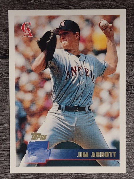 1996 Topps #372 Jim Abbott