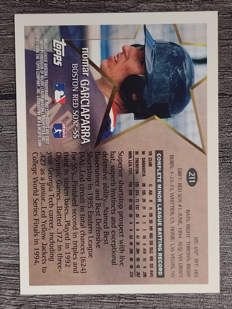 1996 Topps #211 Nomar Garciaparra