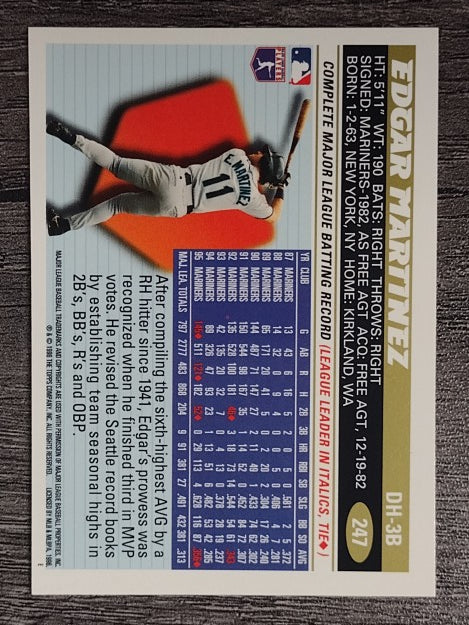 1996 Topps #247 Edgar Martinez