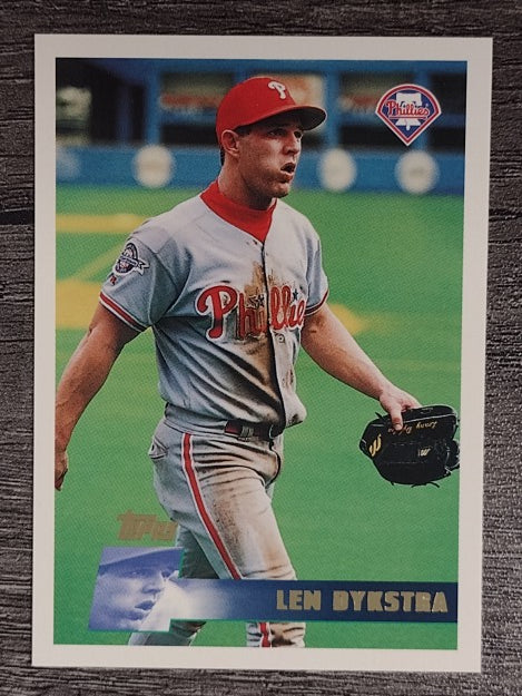 1996 Topps #261 Len Dykstra