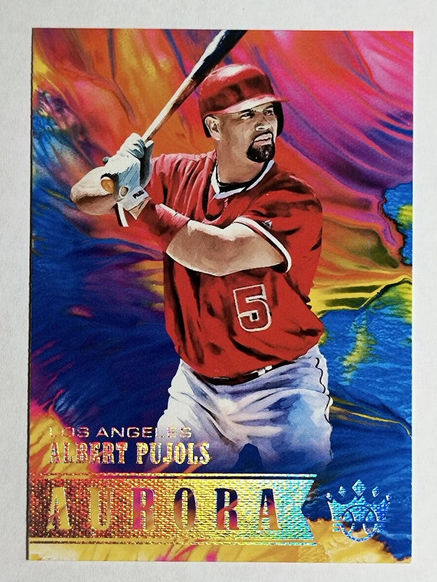 2018 Diamond Kings Aurora #8 Albert Pujols