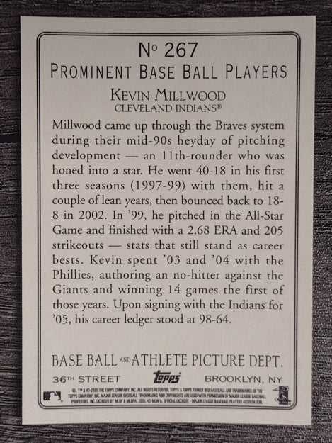 2005 Topps Turkey Red #267 Kevin Millwood